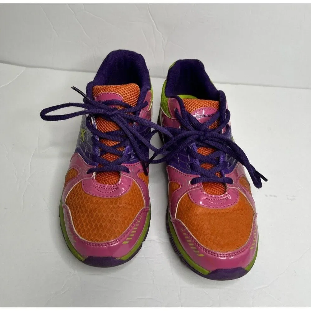 Athletech Willow 2 Lace Up Sneakers Women’s 7M Pink Purple Orange Athletic